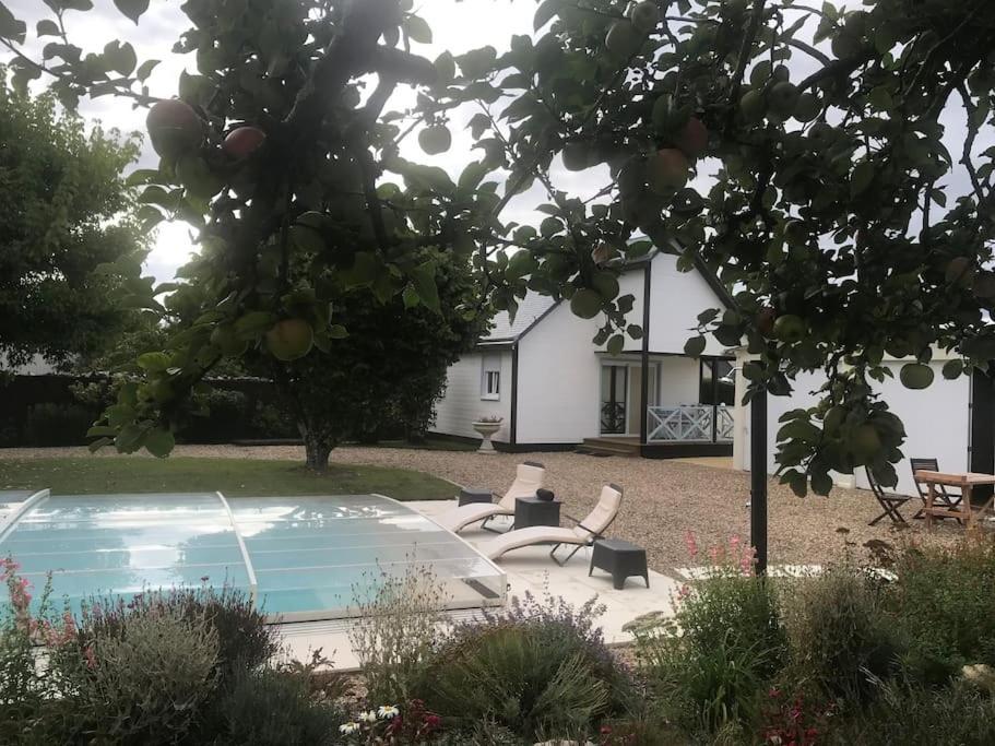 Gite Chalet-Piscine "Belle-Etoile" Touraine Anjou クルセル・ドゥ・トゥレーヌ エクステリア 写真